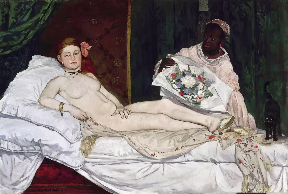 奥赛博物馆 (Musée d’Orsay) 收藏的爱德华·马奈 (Édouard Manet) 的《奥林匹亚》 (Olympia)