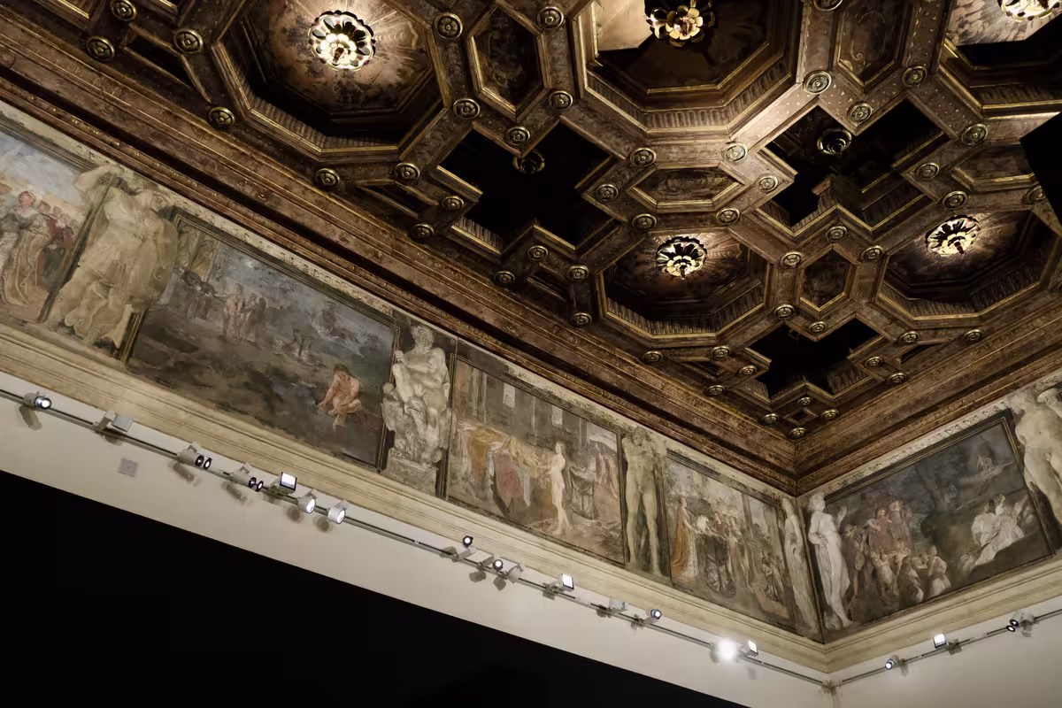 博洛尼亚法瓦宫 (Palazzo Fava) 中的伊阿宋与美狄亚厅 (Giasone e Medea)。