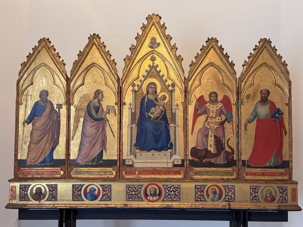 乔托 (Giotto di Bondone) 的《博洛尼亚多翼祭坛画》 (Bologna Polyptych)。