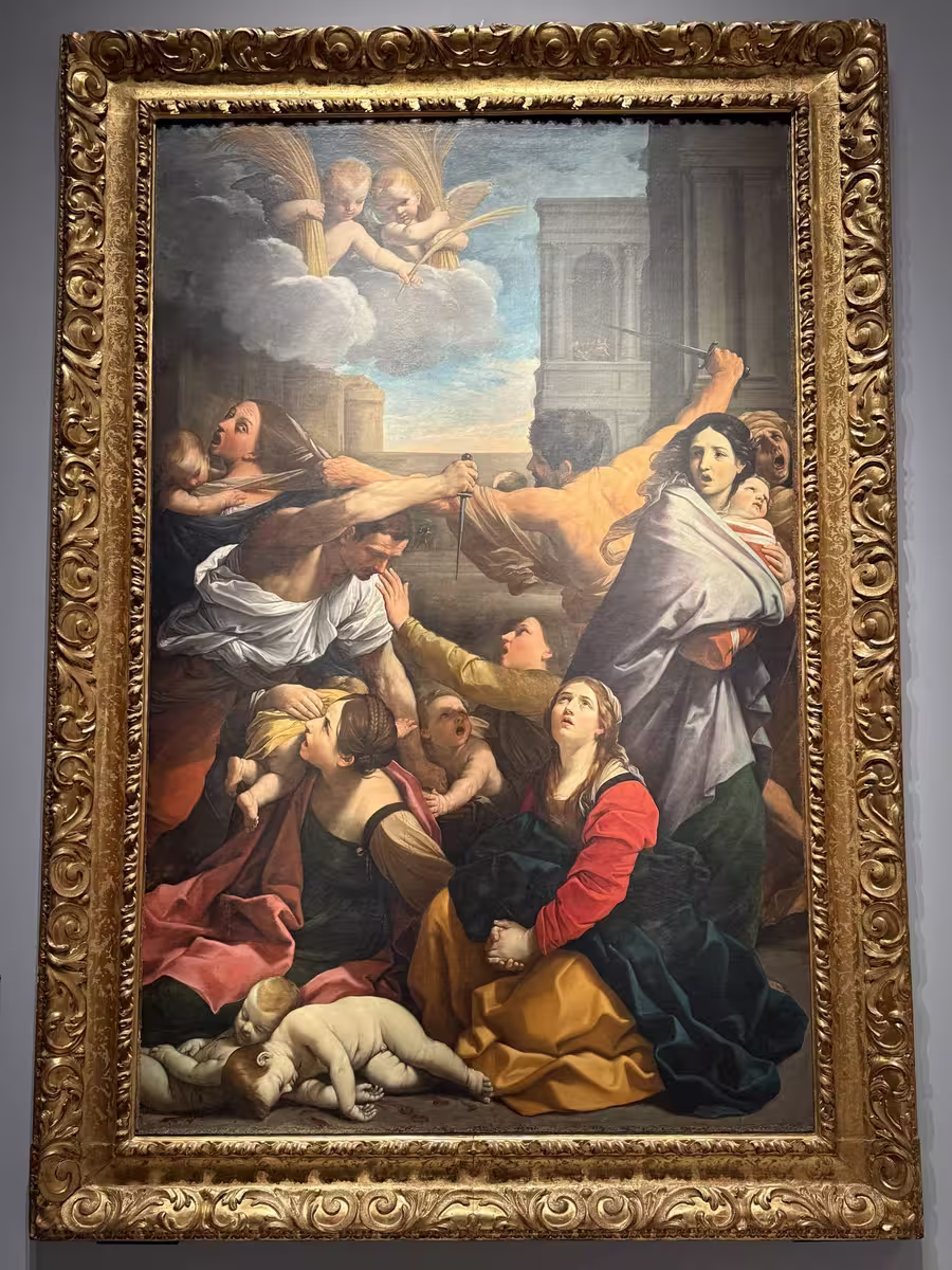 圭多·雷尼 (Guido Reni) 的《无辜者的屠杀》 (The Massacre of the Innocents)。